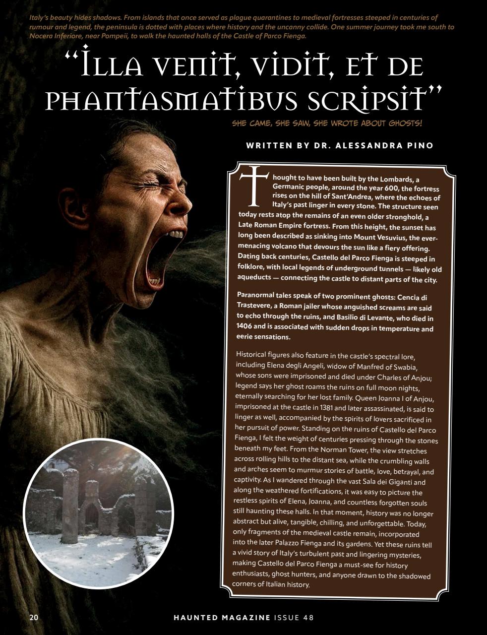 Haunted Magazine Preview Pages