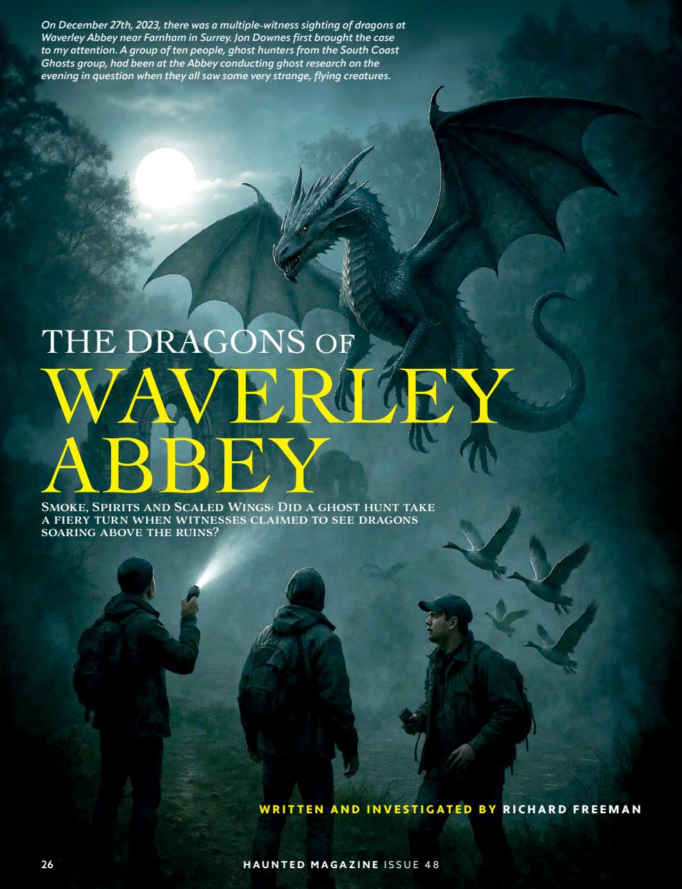 Haunted Magazine Preview Pages