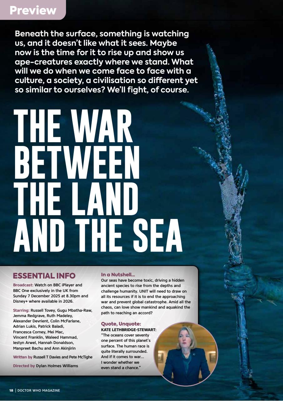 Doctor Who Magazine Preview Pages