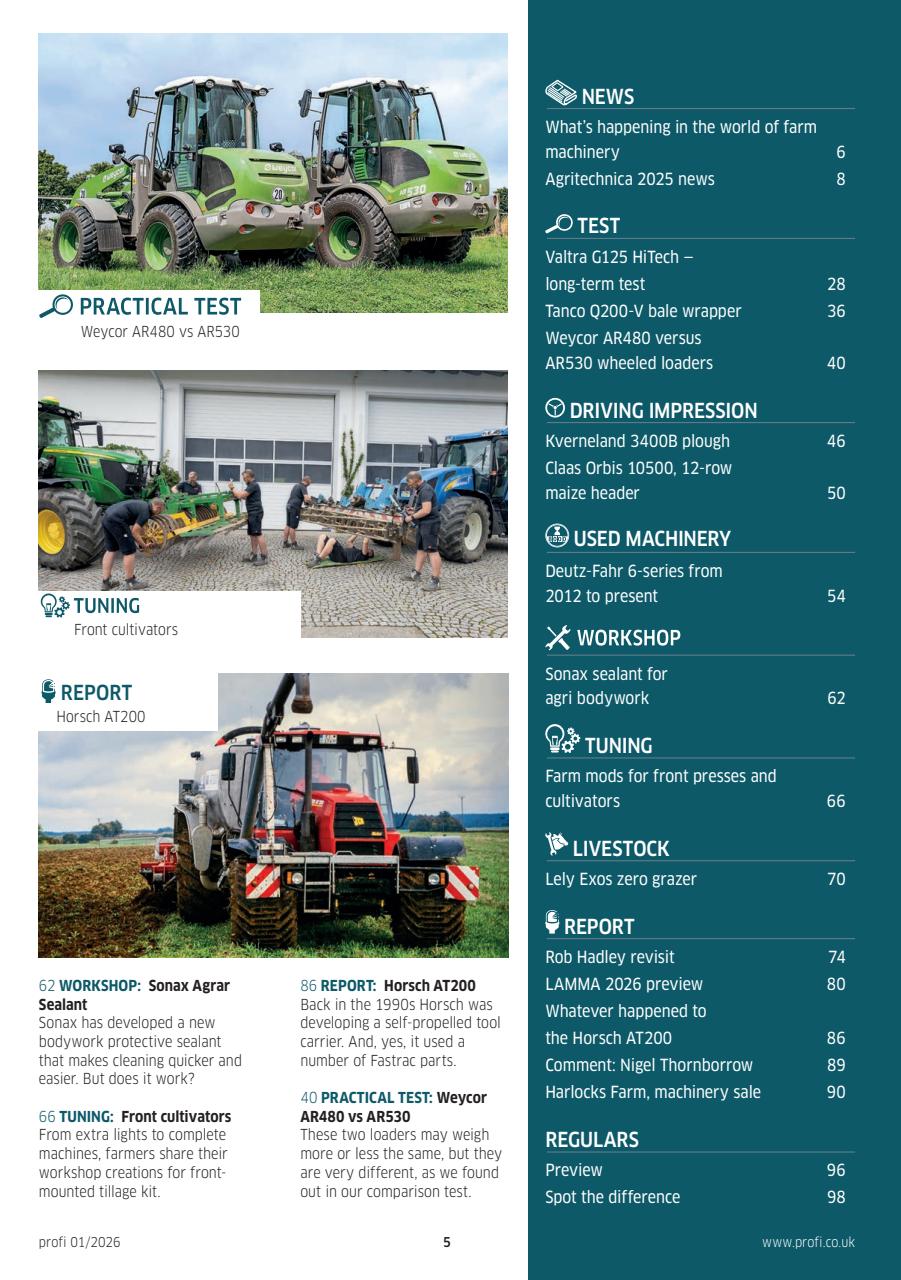 Profi International Preview Pages