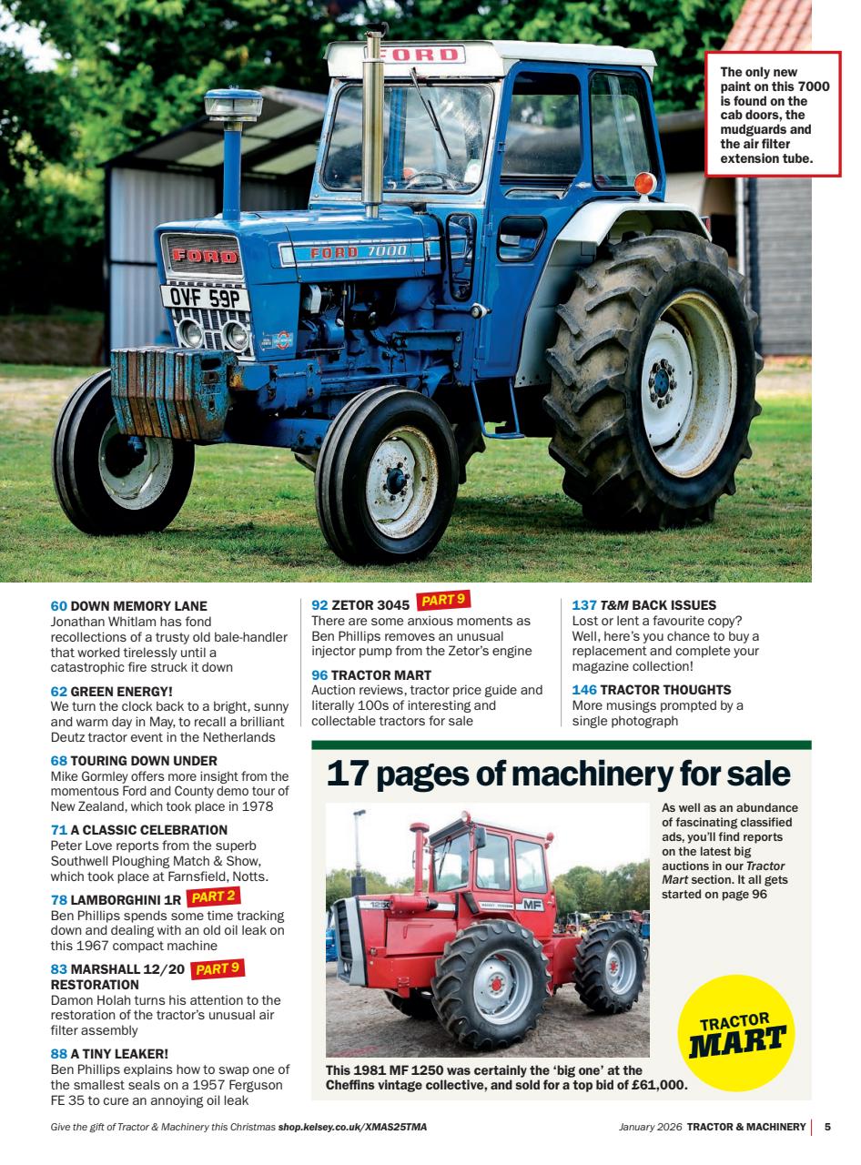 Tractor & Machinery Preview Pages