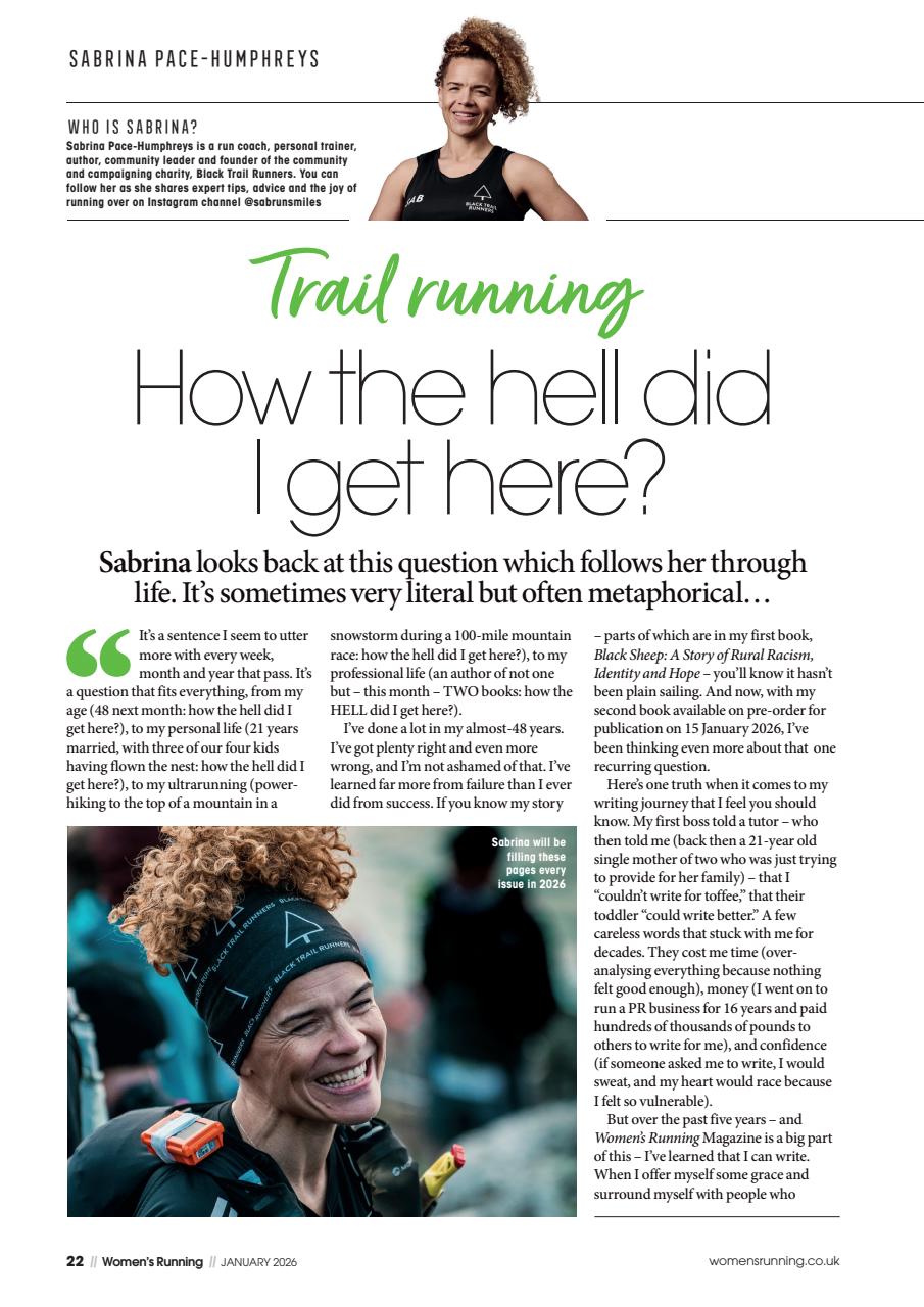 Women’s Running Preview Pages