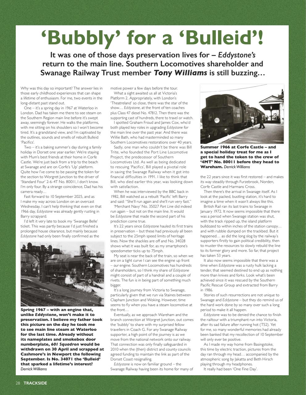 Trackside Preview Pages