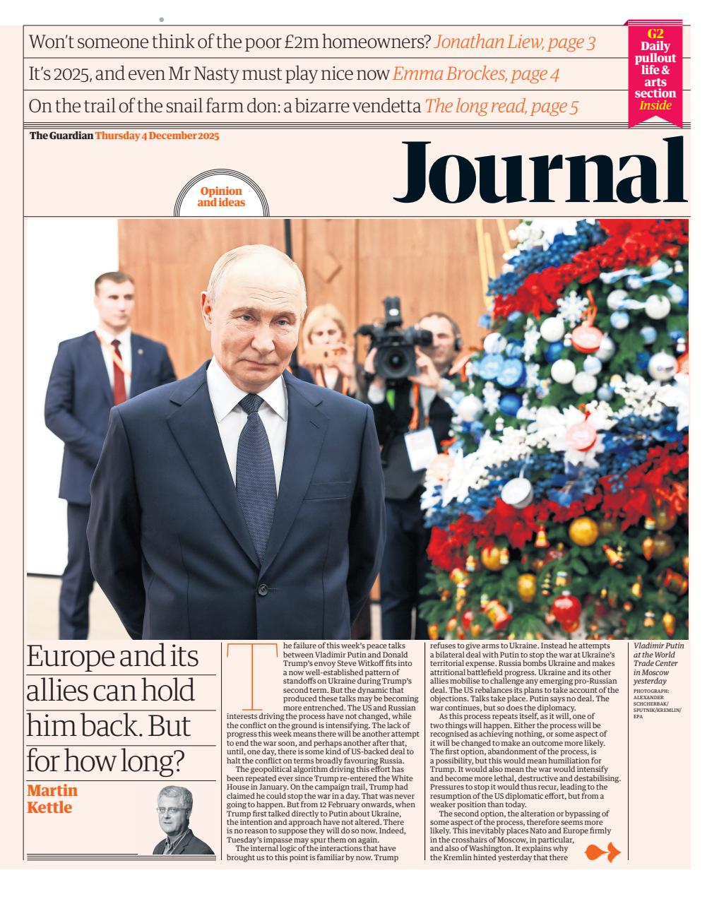 The Guardian Newspaper Preview Pages