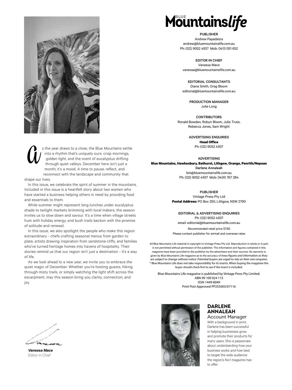 Blue Mountains Life Preview Pages