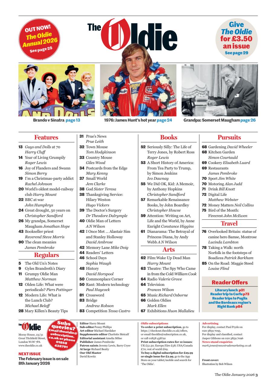 The Oldie Preview Pages