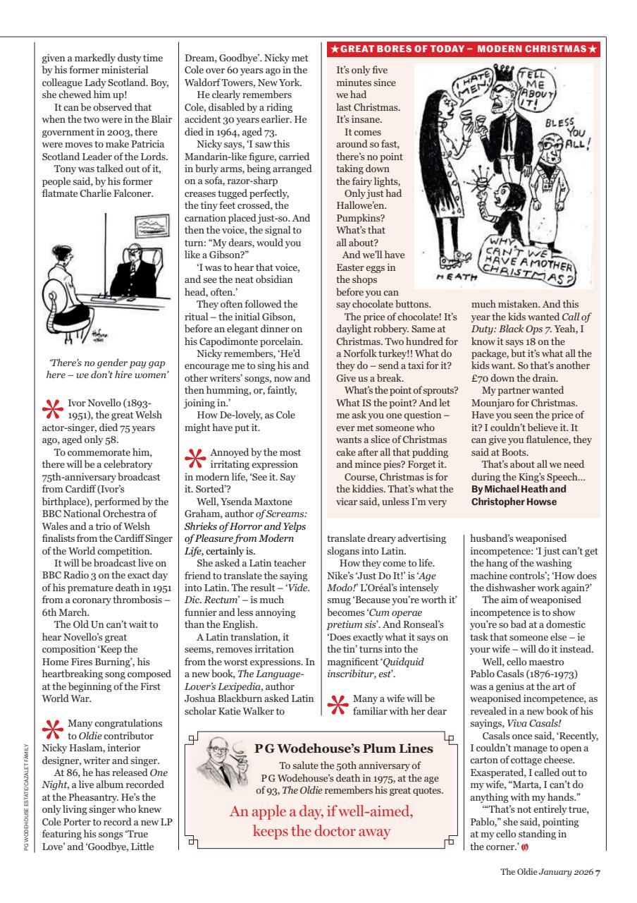 The Oldie Preview Pages