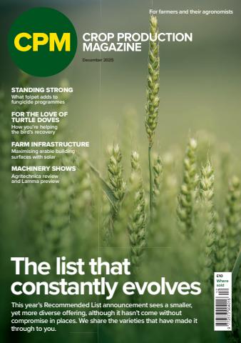 Crop Production Magazine issue December 2025