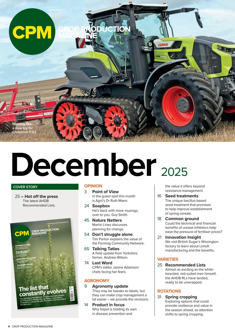 Crop Production Magazine Preview Pages