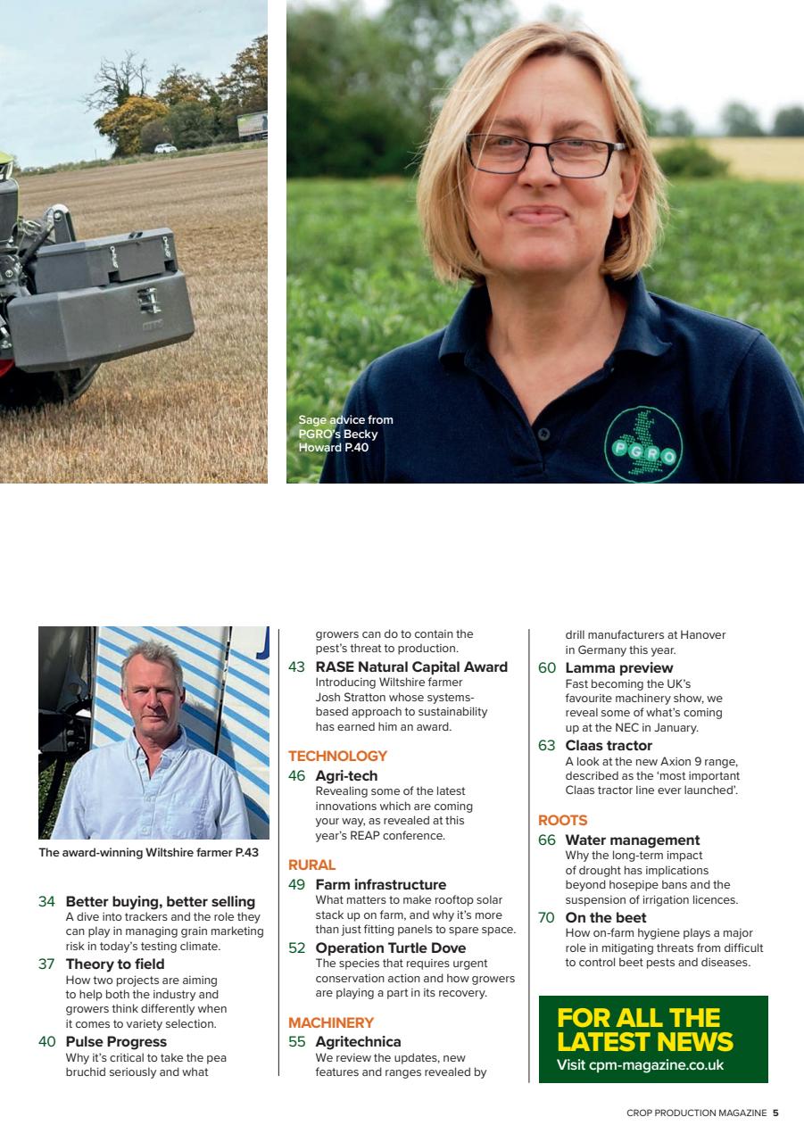 Crop Production Magazine Preview Pages