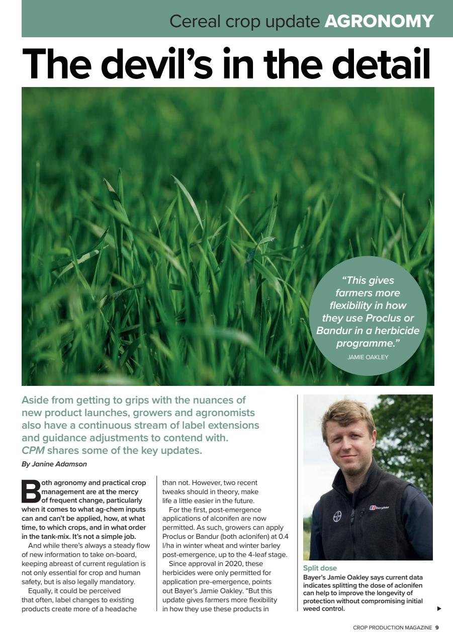 Crop Production Magazine Preview Pages