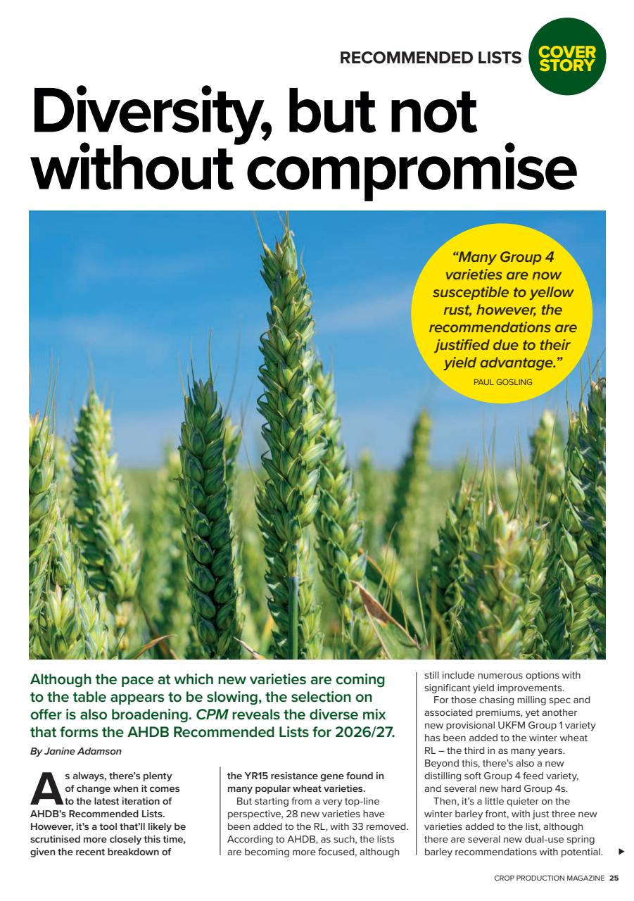 Crop Production Magazine Preview Pages