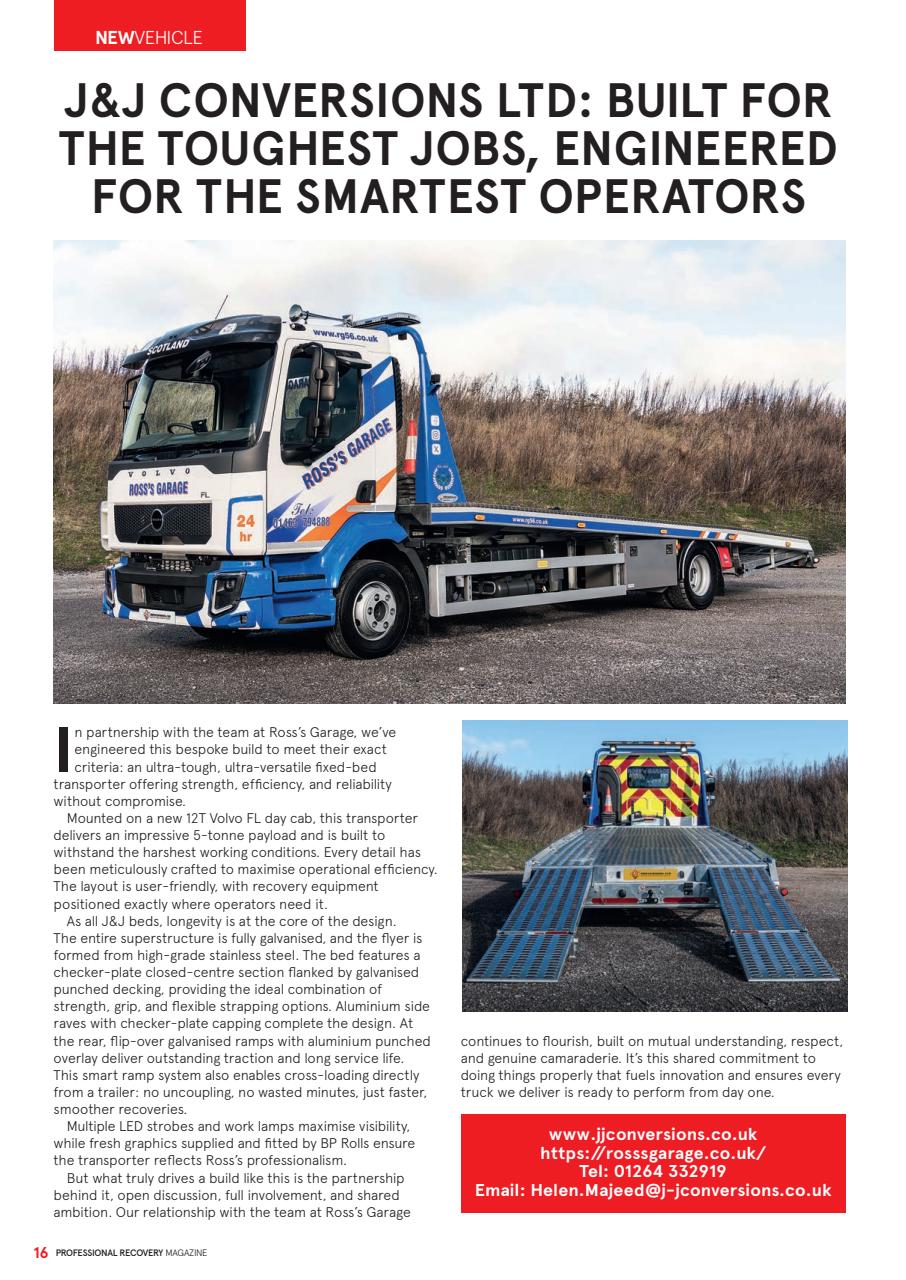 Professional Recovery Magazine Preview Pages