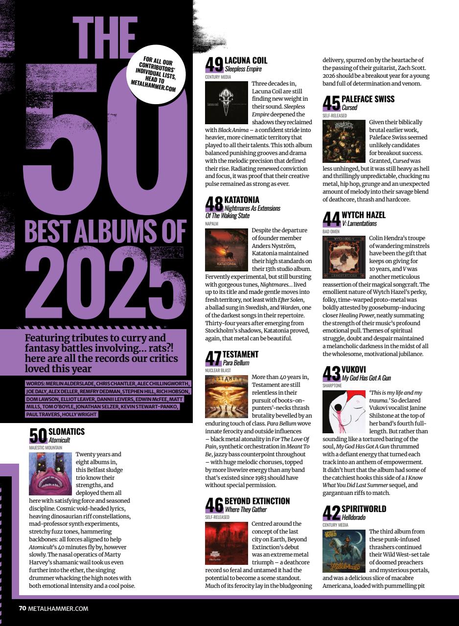 Metal Hammer Preview Pages