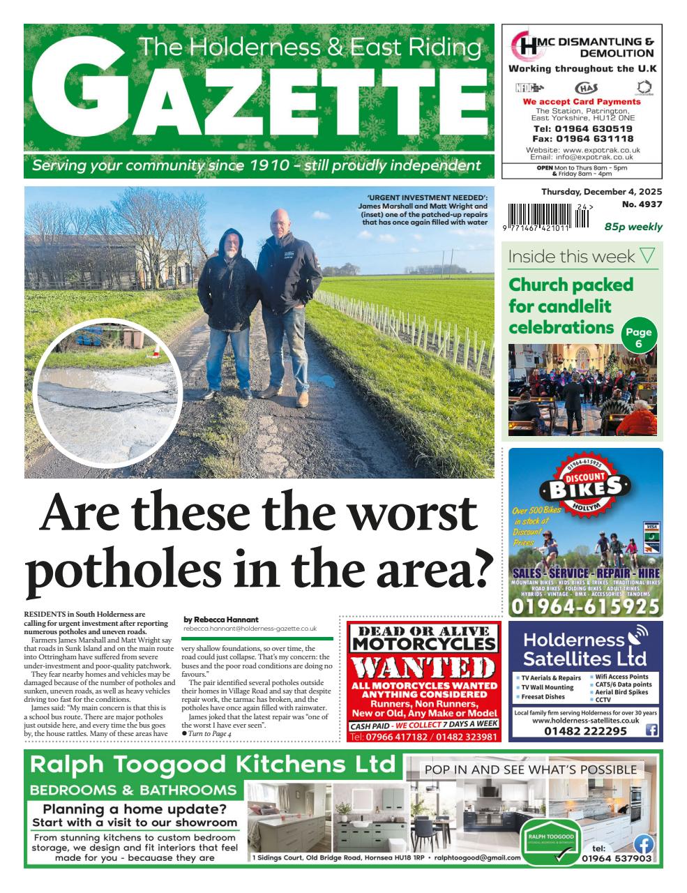 The Holderness & Hornsea Gazette Preview Pages