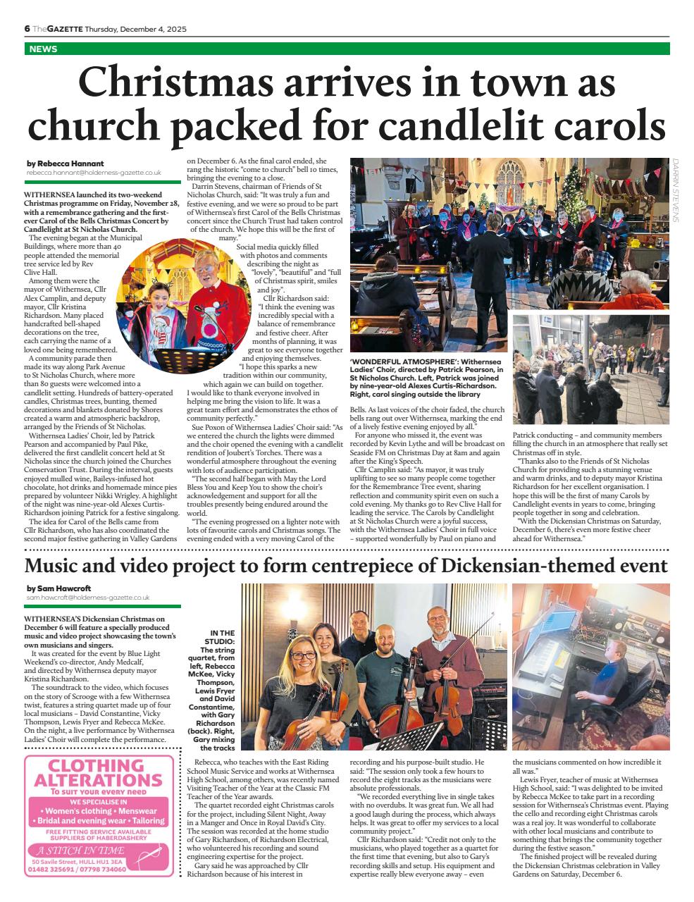 The Holderness & Hornsea Gazette Preview Pages