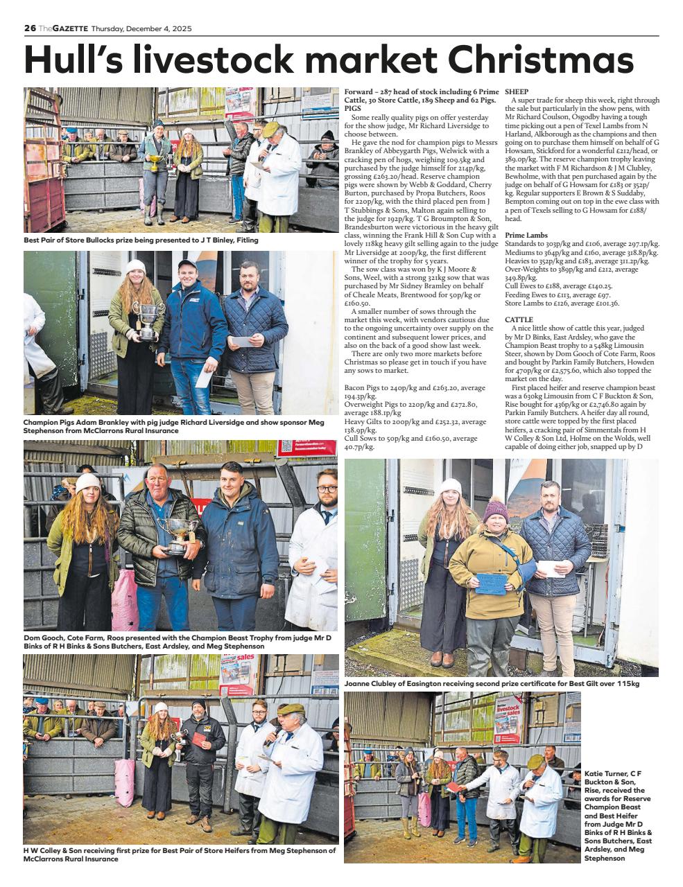 The Holderness & Hornsea Gazette Preview Pages