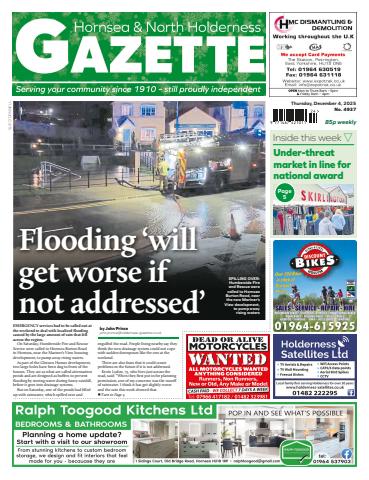 Hornsea Gazette December 4, 2025 issue Hornsea Gazette December 4, 2025