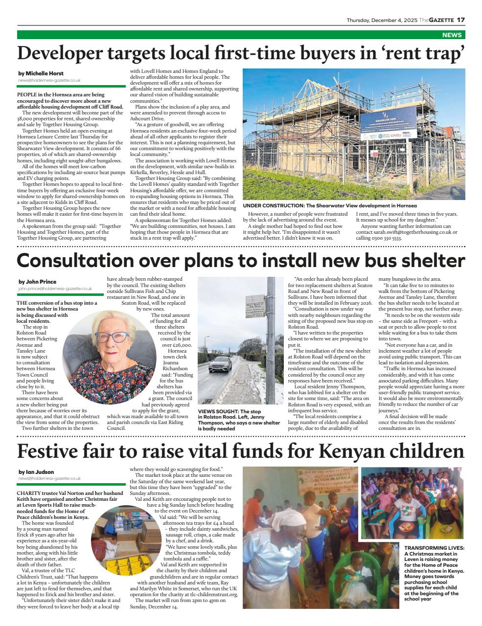 The Holderness & Hornsea Gazette Preview Pages