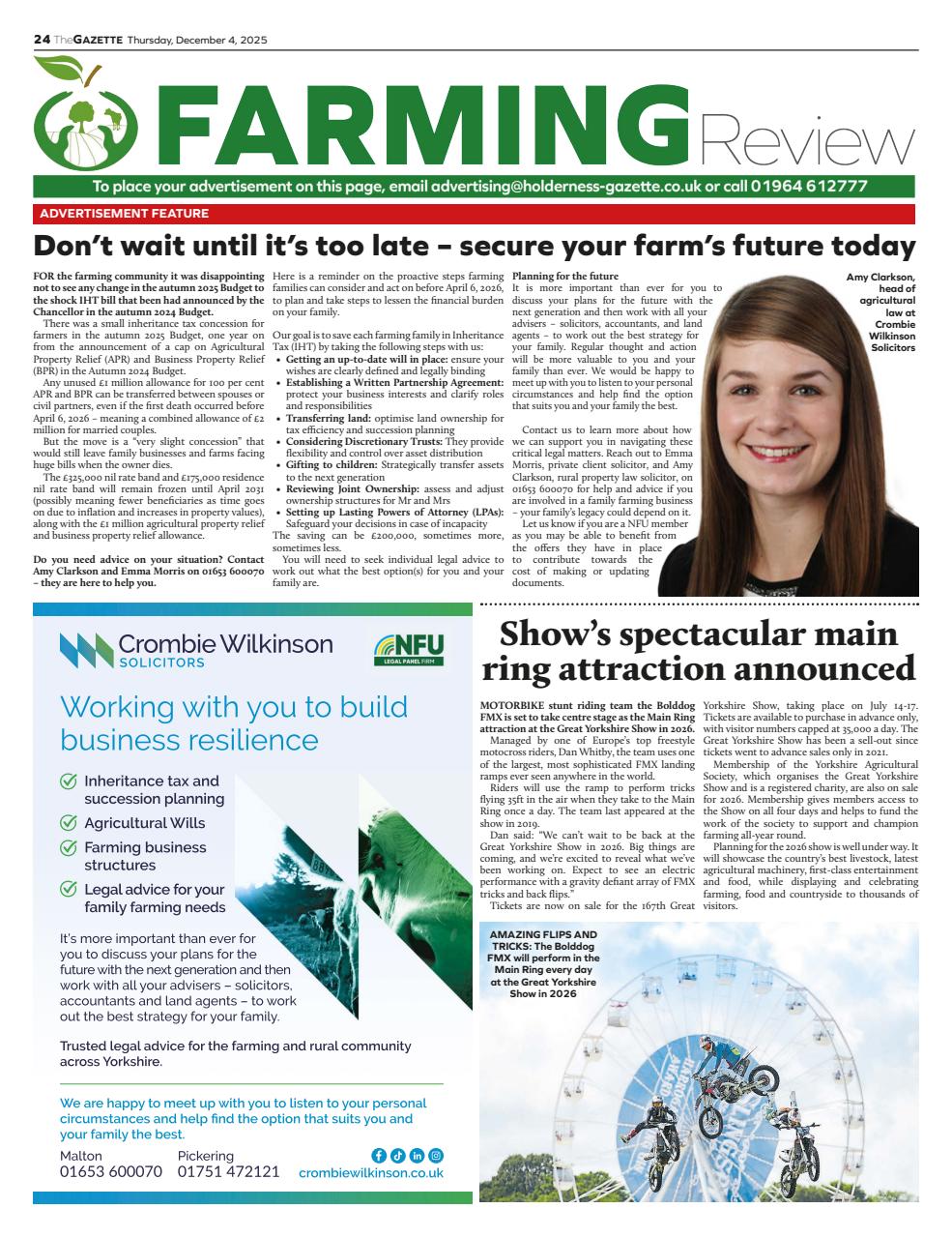 The Holderness & Hornsea Gazette Preview Pages