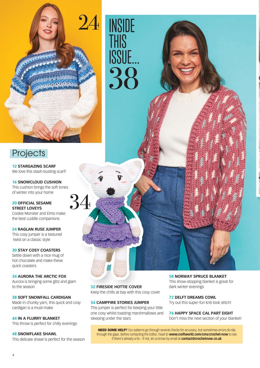 Crochet Now Magazine Preview Pages