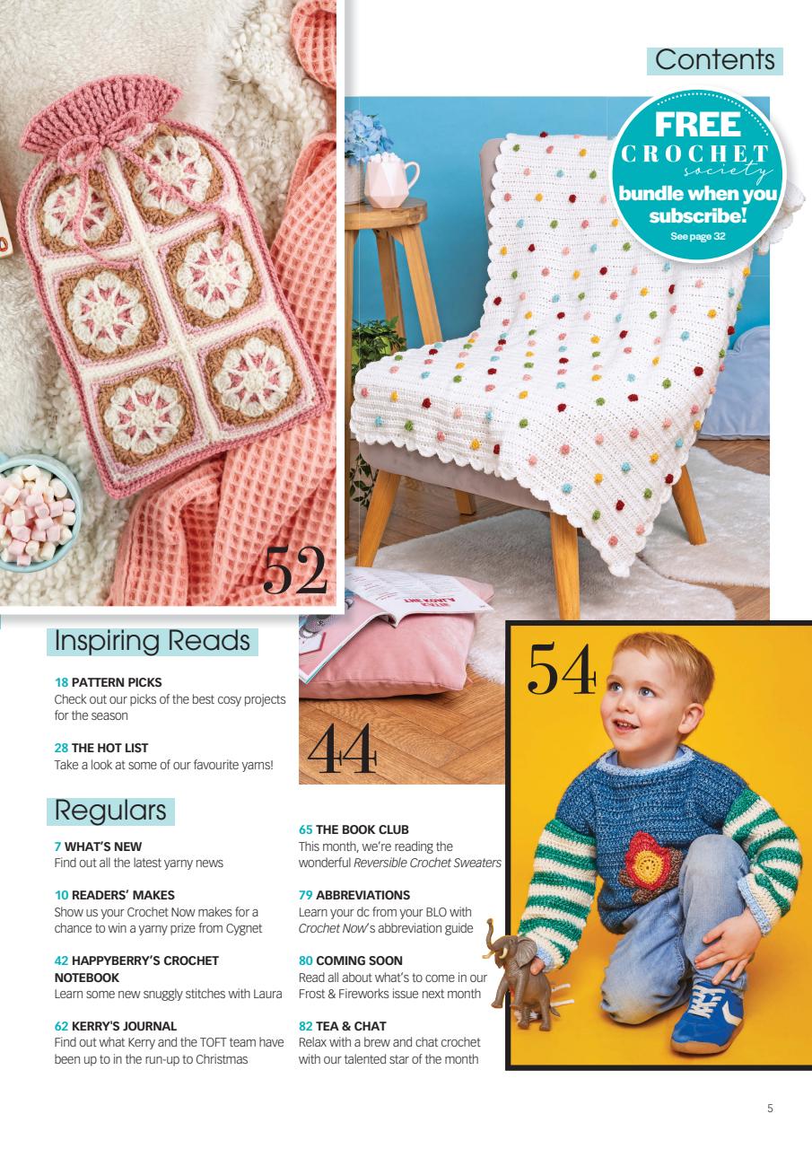 Crochet Now Magazine Preview Pages