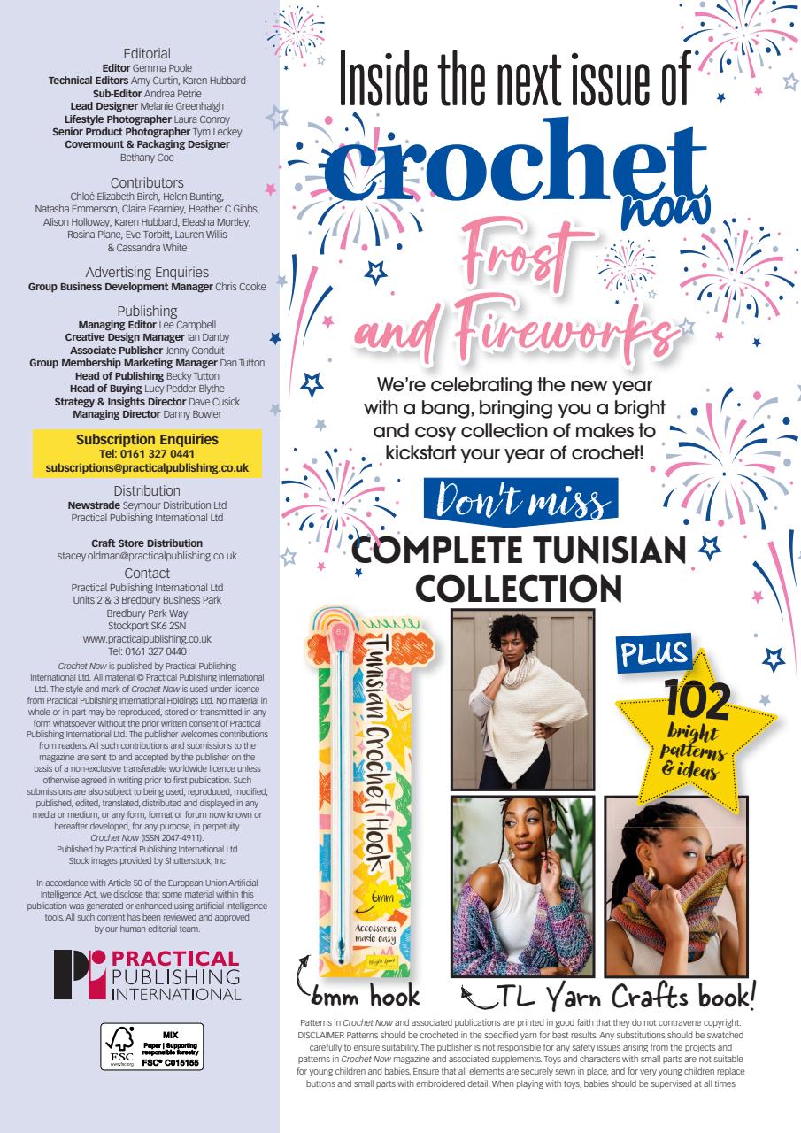 Crochet Now Magazine Preview Pages
