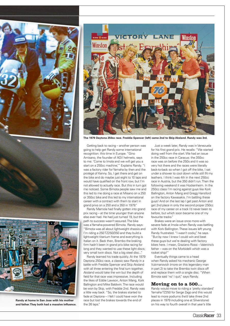 Classic Racer Preview Pages