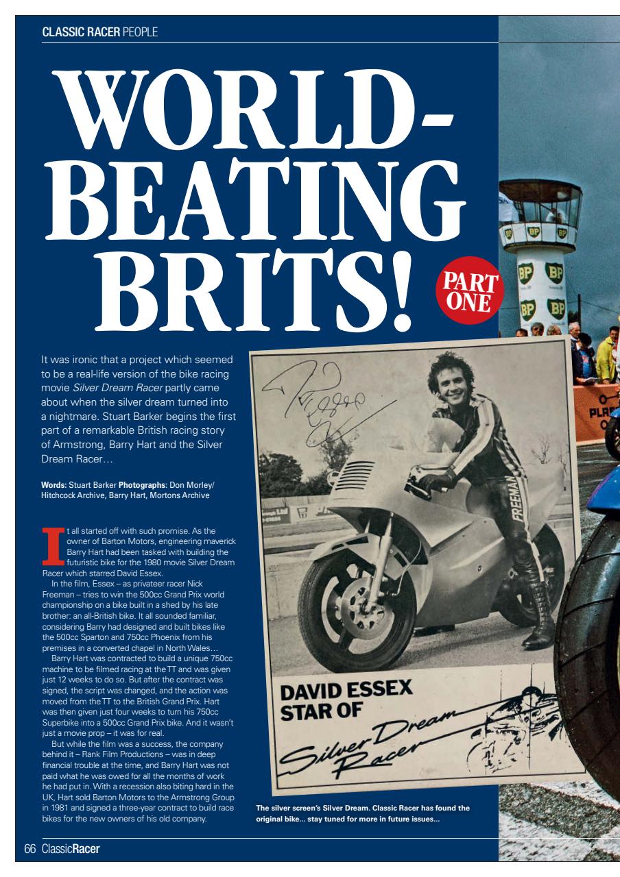 Classic Racer Preview Pages