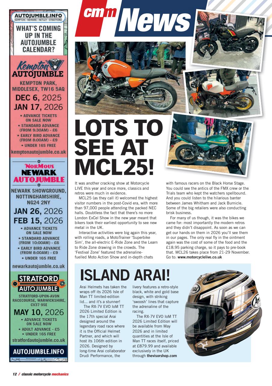 Classic Motorcycle Mechanics Preview Pages