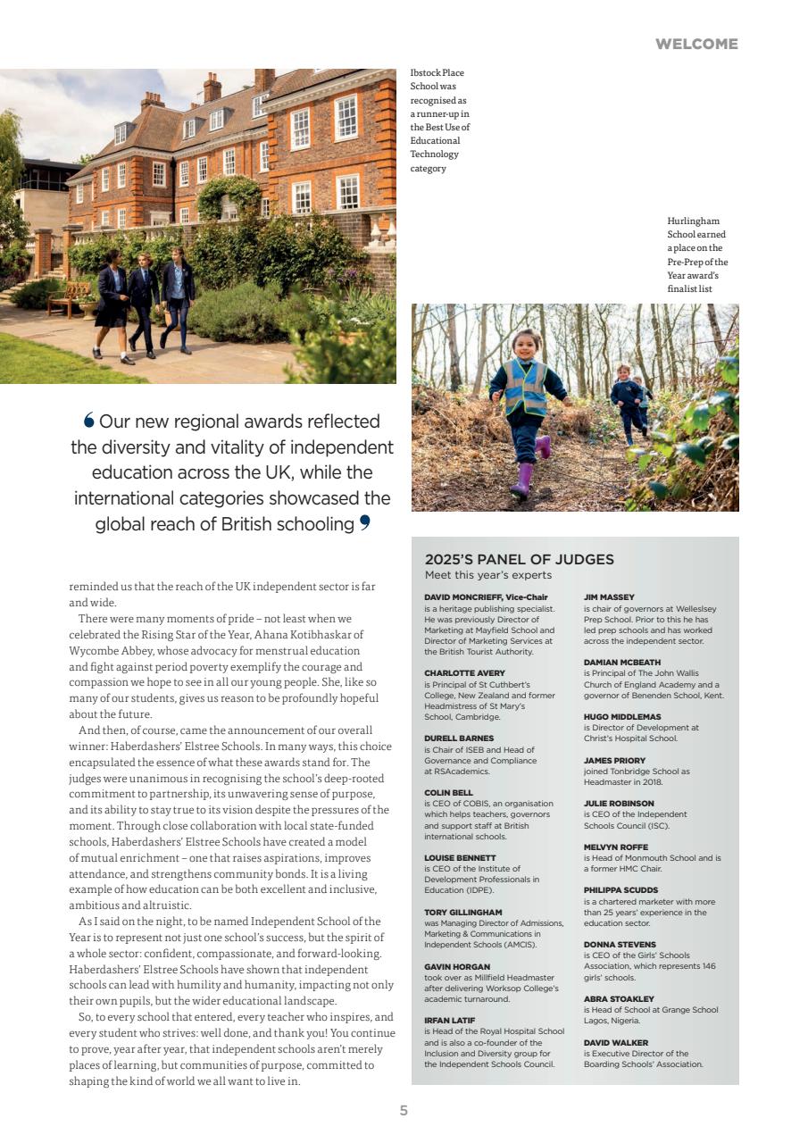 Independent School Parent Preview Pages