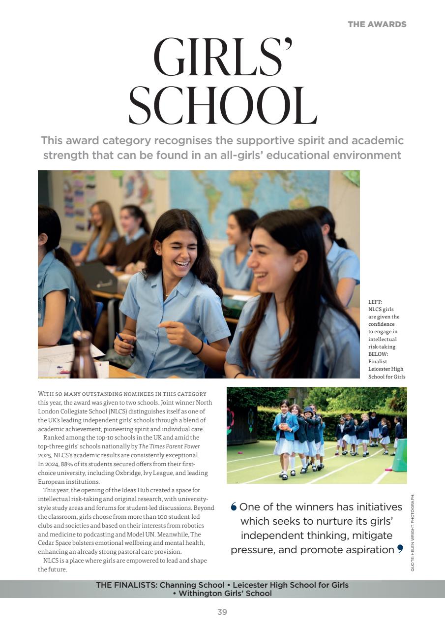 Independent School Parent Preview Pages