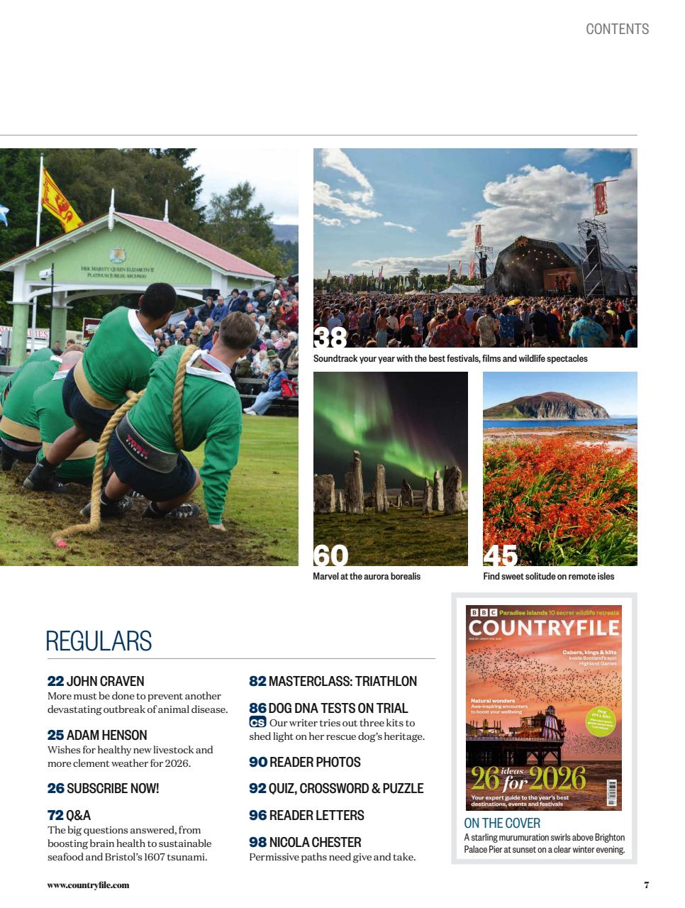 BBC Countryfile Magazine Preview Pages