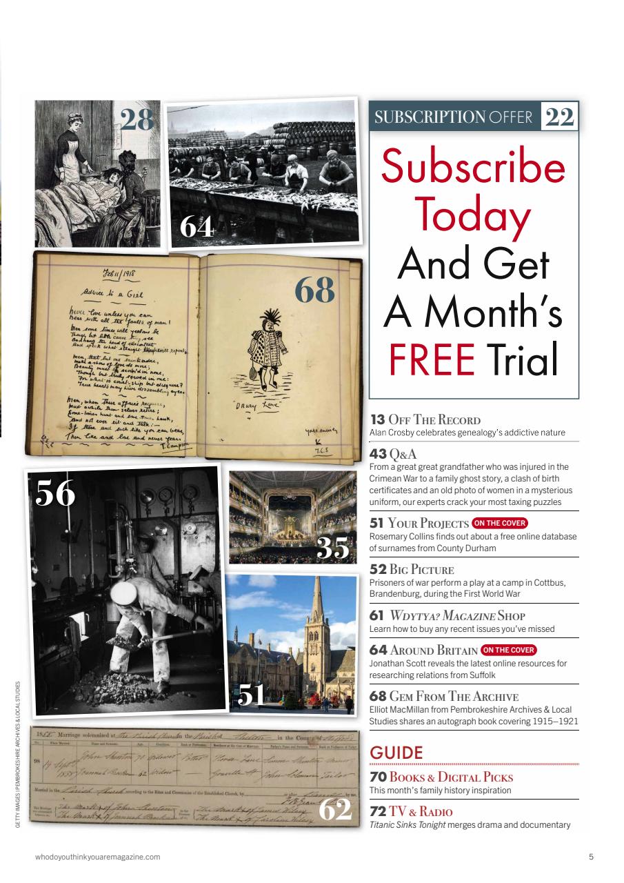 Who Do You Think You Are? Preview Pages