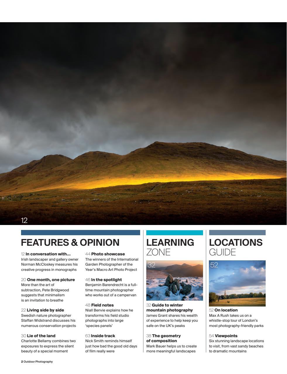 Outdoor Photography Preview Pages