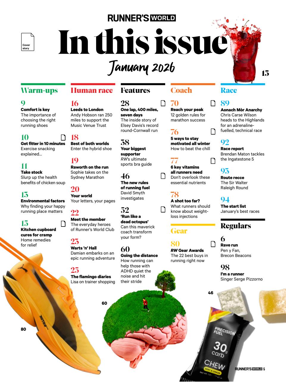 Runner's World Preview Pages