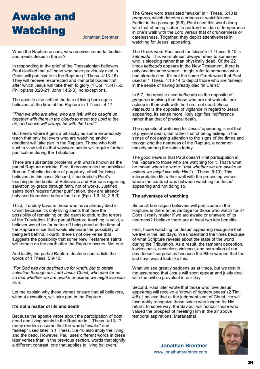 Prophetic Witness Preview Pages