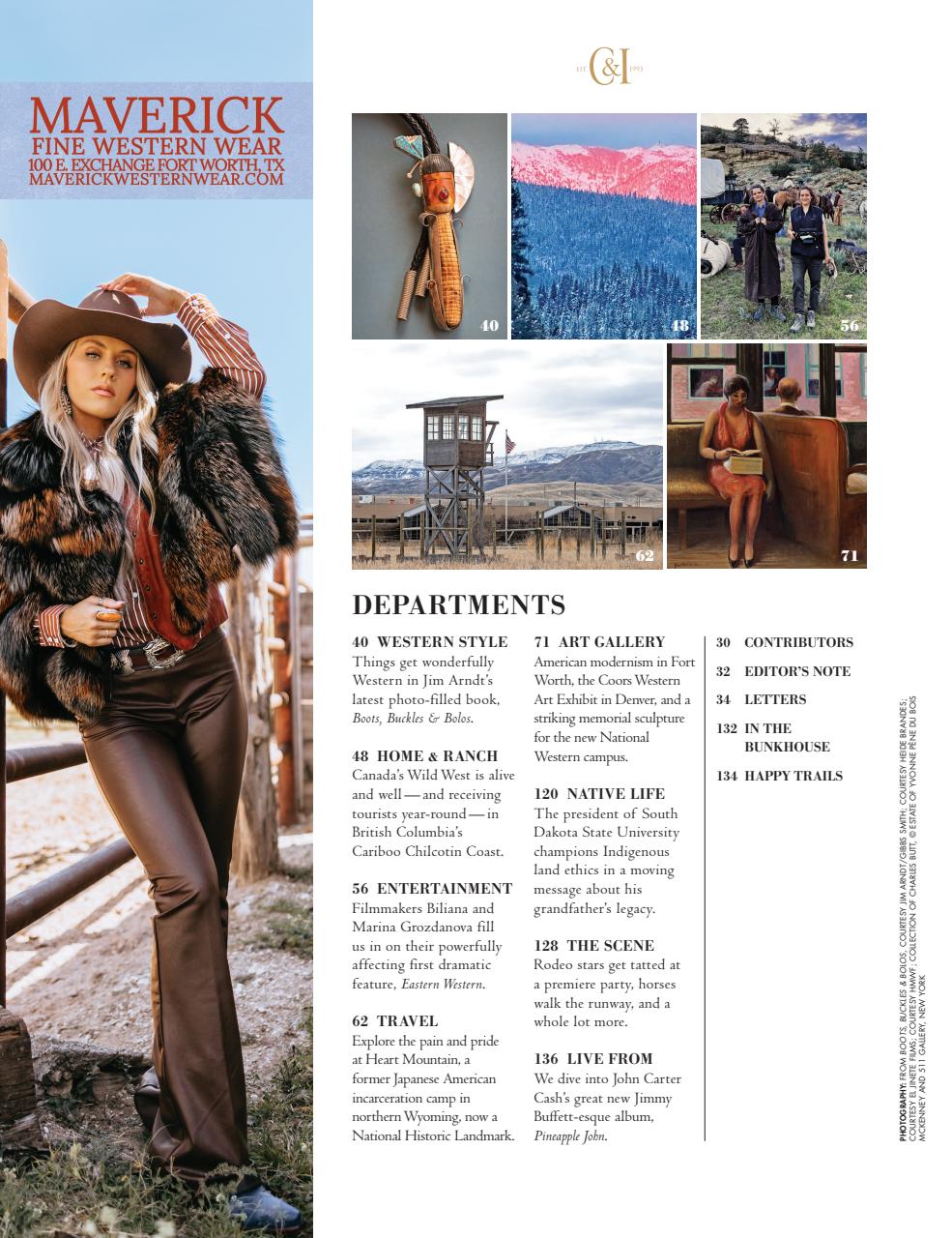 Cowboys and Indians Preview Pages