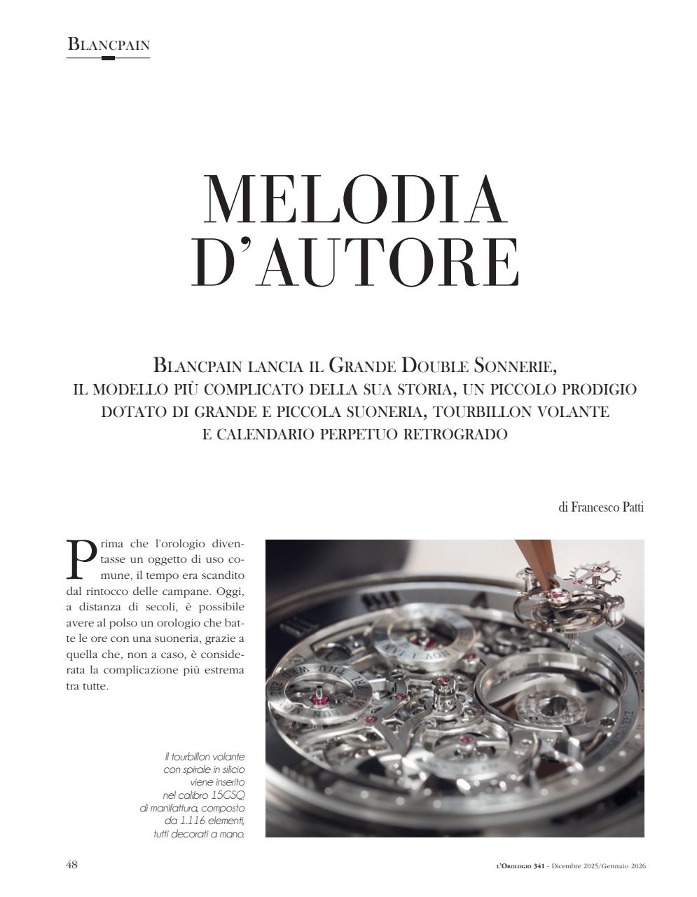 L'Orologio Preview Pages