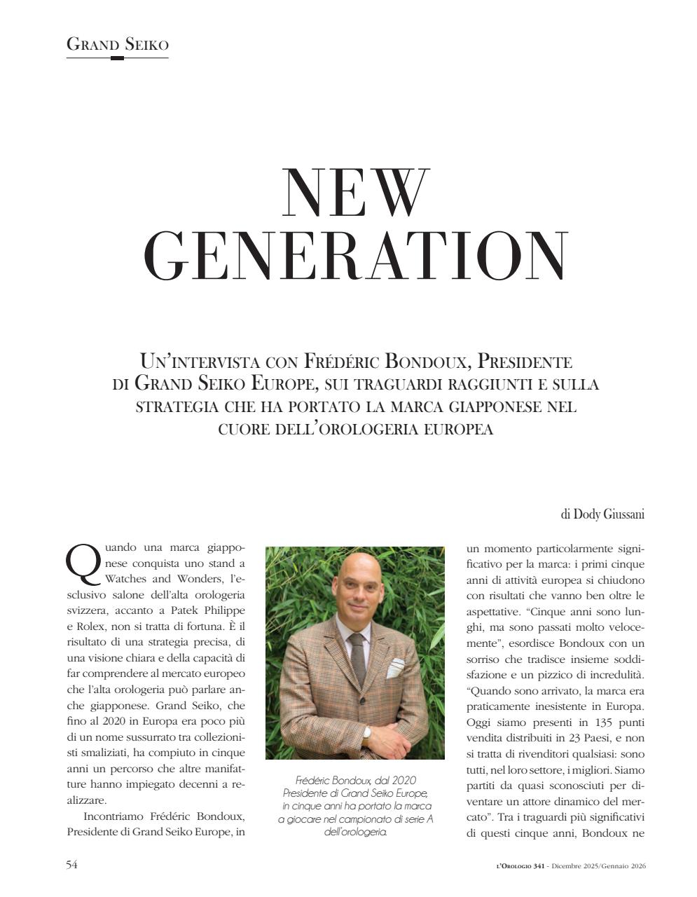 L'Orologio Preview Pages