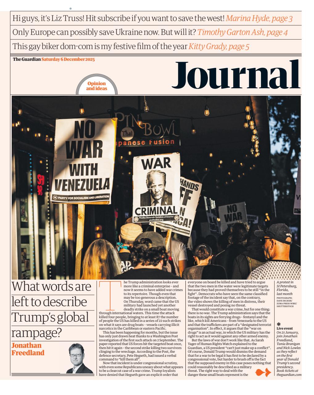 The Guardian Newspaper Preview Pages