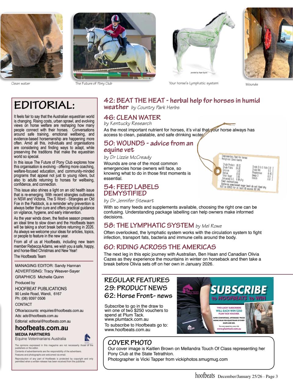 Hoofbeats Preview Pages