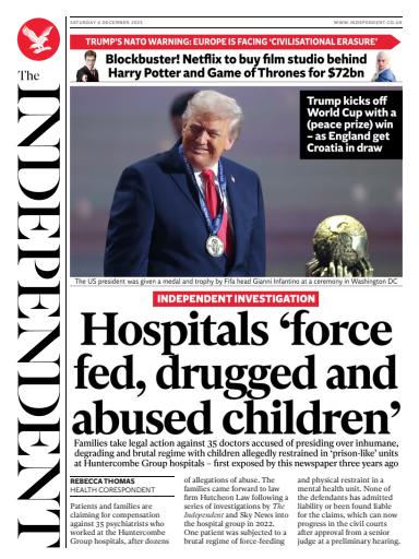 The Independent Daily Edition Newspaper issue 