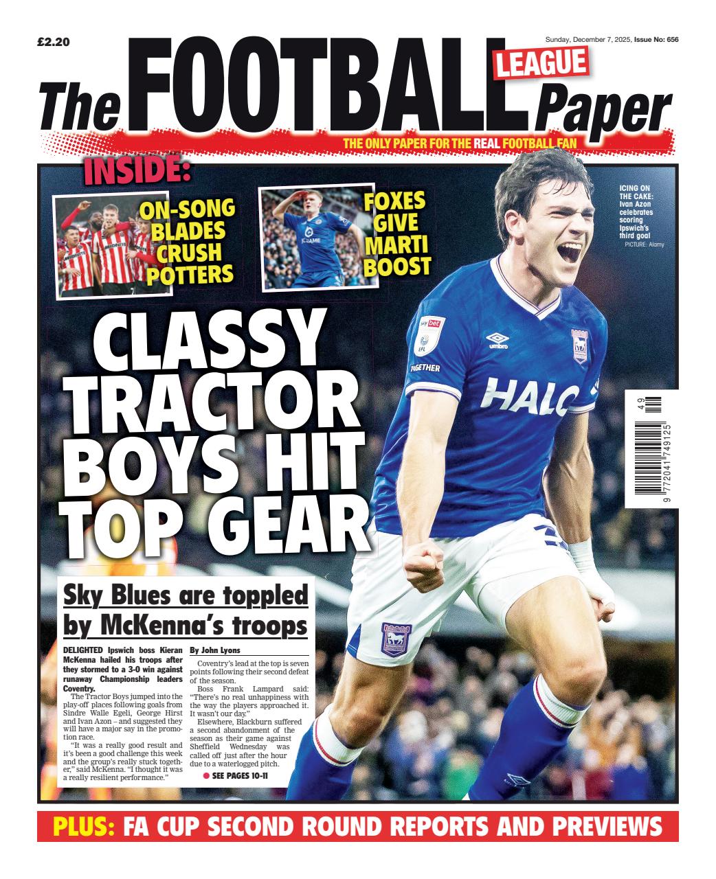 The Football League Paper Preview Pages