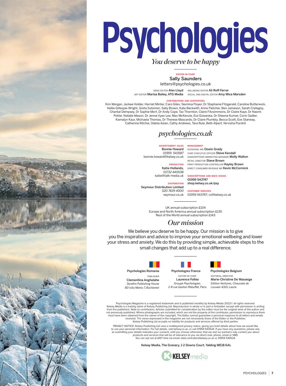 Psychologies Preview Pages