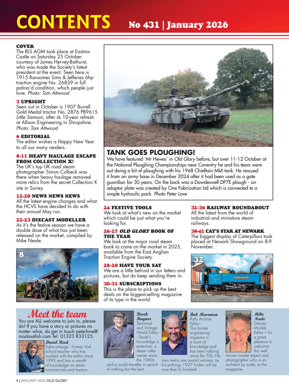 Old Glory Magazine Preview Pages