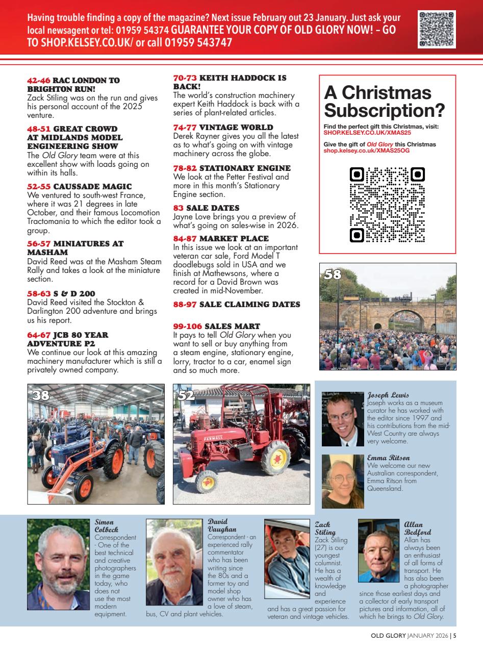 Old Glory Magazine Preview Pages