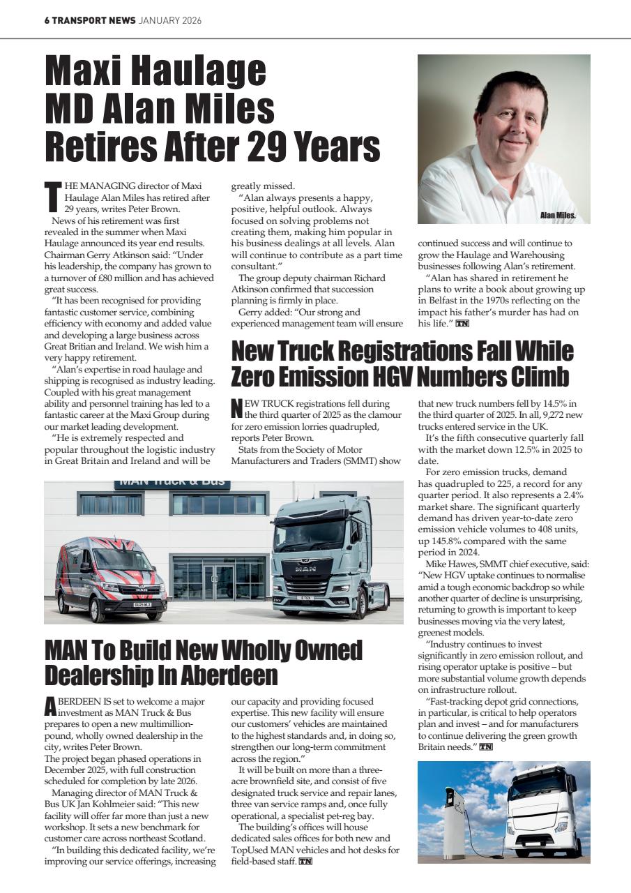 Transport News Preview Pages