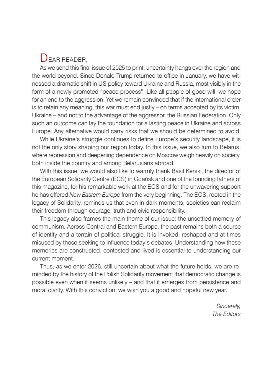 New Eastern Europe Preview Pages