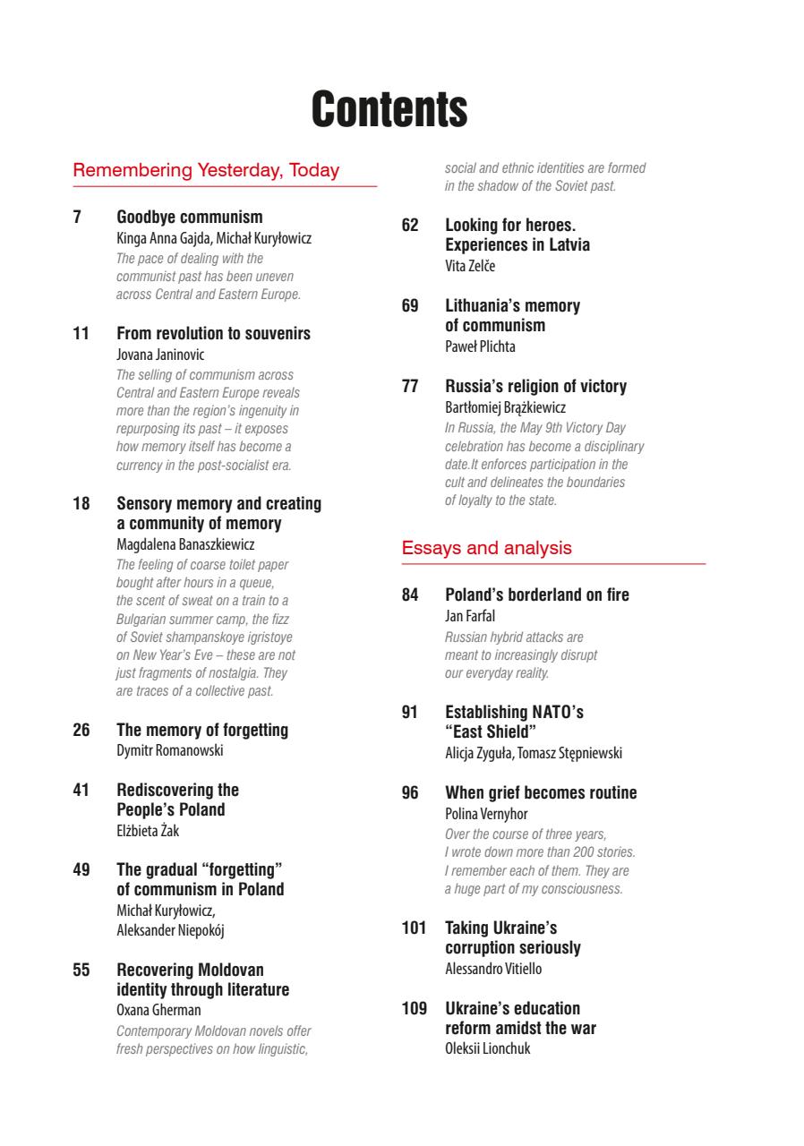 New Eastern Europe Preview Pages